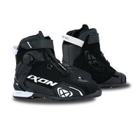 Ixon Bull 2 Scarpe da moto da donna impermeabili, Bianco/nero, Taglia 37