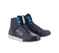 Alpinestars Stella Chrome Drystar Scarpe da moto impermeabili da donna, nero-blu, taglia 40 37 per donne