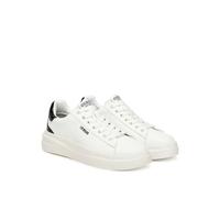 scarpa donna GUESS elbina10 sneakers WHITE BLACK BIANCO 406712
