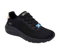 SCARPA DONNA SKECHERS 117679 BBK BOBS SUAD WAVES CURRENT LOOK NERO