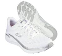 SCARPA DONNA SKECHERS 150067 WSL ARCH FIT GLOW BIANCO