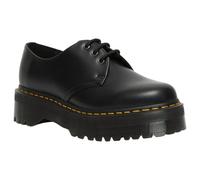 Scarpa Donna Unisex Uomo Dr Martens 1461 QUAD Polished Smooth Pelle Black