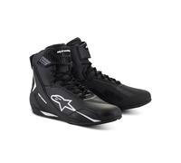 Alpinestars Faster-4 Scarpe da moto, Bianco/nero, Taglia 11,5