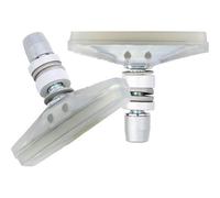 Scarpa freno Kool-Stop T10 Flatland V-Brake 52 mm trasparente per cerchi in...