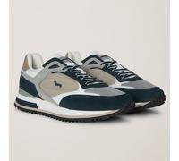 Scarpa Harmont&Blaine In Camoscio Colorblock Uomo