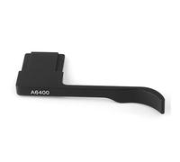 Scarpa in lega di alluminio per flash Sony A6000/A6100/A6300/A6400, in metallo Thumb Grip per accessori fotografici Sony, impugnatura Thumbs Up migliora la fotografia con una sola mano (nero)
