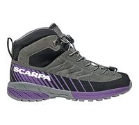 Scarpa MESCALITO Mid Kid, Stivali da Escursionismo Alti, Blu Notte Mojito GTX Deep Night Gore Tex BM Spider Trek, 33 EU