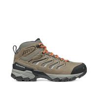 SCARPA Moraine Mid WP - Stivali impermeabili traspiranti da uomo per zaino in spalla ed escursionismo, Marrone fossile, 42 EU