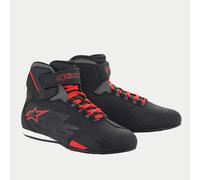 Scarpa moto Alpinestars Sector nera rossa brillante