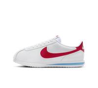 Nike - Cortez - Sneakers in pelle bianche, rosse e blu-Bianco Womens 11