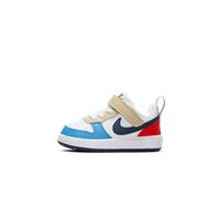 Nike Scarpa Scarpa Nike Court Borough Low Recraft - Bebè E Bimbo/A, White/Thunder Blue-Lt Crimson, DV5458-124, 21 EU (5C US)