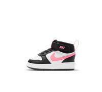 NIKE Court Borough Mid 2 Black/White/Sunset Pulse 21 EU