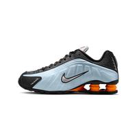 NIKE Shox R4, Sneaker Donna, Blue Tint/Metallic Silver-Total Orange, 40.5 EU