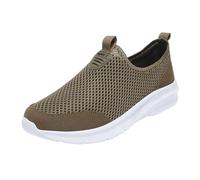 Scarpa ortopedica da donna, scarpe da trekking, da donna, sneakers traspiranti, scarpe a maglia cava superiore bassa, scarpe da ginnastica casual, scarpe da ginnastica, cachi., 41 EU