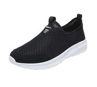 Scarpa ortopedica da donna, scarpe da trekking, da donna, sneakers traspiranti, scarpe a maglia cava superiore bassa, scarpe da ginnastica casual, scarpe da ginnastica, bianco, 40 EU