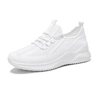 Scarpa Ortopedica Donna Arco plantare da Passeggiata Scarpe da Trekking Senza Lacci Traspirante Sneakers Resistenti all'usura Moda Confortevole per gli Sport Economico, bianco, 39 EU