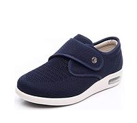 Scarpa Ortopedica Scarpe Diabetiche Scarpe da passeggio da donna in memory foam con cuscino d'aria casual,blu,38 Fascite Plantare A Pantofole Larghe
