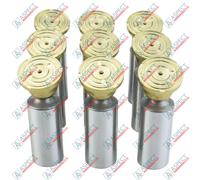 Scarpa pistone Kawasaki K5V140 XJBN-00934 VOE14603707 set da 9 pezzi