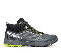 SCARPA Rapid Mid GTX, Scarponcini da Trekking o Avvicinamento Veloce Uomo (Anthracite/Acid Lime, Numeric_43_Point_5)