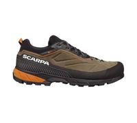Scarpa Rapid XT GTX - Scarpe impermeabili da uomo con suola vibrante e tomaia in pelle scamosciata | Scarpe da arrampicata | Scarpe da trekking, Caribou Rust Orange, 45.5 EU