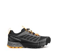 SCARPA Ribelle Run 2 GTX - Scarpe da trail running da uomo in Gore-Tex, leggere, ad alte prestazioni, Grigio scuro/Zafferano, 12-12.5