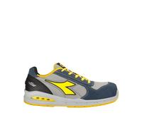 Diadora Utility Run Net AB Low S1PS, scarpe di sicurezza unisex 42 EU male Blu/Grigio Chiaro/Giallo
