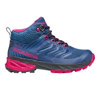 Scarpa Rush Mid Kid GTX, Trail Running Unisex Bambini, Blu, Fucsia Gore Tex Free Dome, Bambini, 36 EU