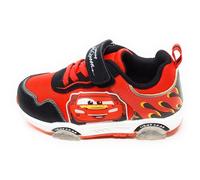 Scarpa Sport bambino rosso con luci a strappo D5010223T a tema Cars della Disney