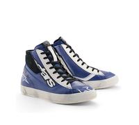 Alpinestars Stated Flair Scarpe da motociclismo, nero-bianco-blu, taglia 45 per maschi