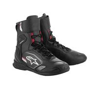 Alpinestars Superfaster Scarpe da moto, nero-grigio-rosso, taglia 46 per maschi