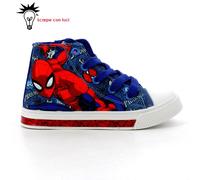 SCARPA TELA ALTA con LUCI SPIDERMAN BIMBO 24-31 DISNEY cod. R1310637T