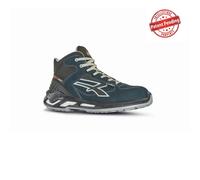 U-Power - Chaussures de sécurité hautes avec renfort Anti-Shock Blaster - Usage général - ESD S1P SRC 35 Bleu Foncé