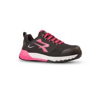 U-Power | Brienne ESD S1PS Hi HRO FO SR Scarpe Antinfortunistiche Basse Leggere Traspiranti con Puntale Nanofiber e Lamina Antiperforazione Metal Free, Nero Fucsia, Taglia 41