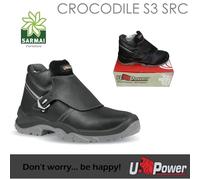 U-power scarpe antinfortunistica alte s3 src crocodile col. nero mis. 43 - U-Pow