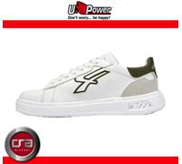 Scarpa U Power Lifestyle Pelle Bianca/Verde Upower Urban SNAKE