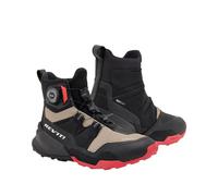 Revit Undercut H2O Scarpe da moto impermeabili, nero/sabbia, Taglia 45