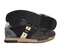 SCARPA UOMO BLAUER F5QUEENS 01 WAX NAVY BROWN