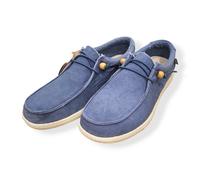 Scarpa uomo canvas cotone "WALK IN PITAS" WP150-WALLY Azzurro 40 41 42 43 44 45