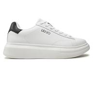 Scarpa uomo Liu-Jo sneakers Big 01 in pelle bianco/ nero U25LJ01 7B4027PX474S1005 46