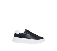 Scarpa Uomo Liu-Jo Sneakers Big 01 in Pelle Nero/Bianco US24LJ02 7B4027PX47400054 45