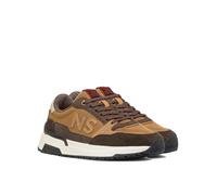 NORTH SAILS 805, Sneaker da Uomo in Tessuto e Camoscio (Brown, Sistema Taglie Calzature EU, Adulto, Numero, Media, 42)