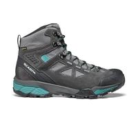Scarpa ZG Lite GTX Wmn, Stivali da Escursionismo Alti Donna, Dark Gray-Lagoon Gore-Tex TRML Salix Trek, 39 EU
