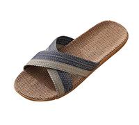 Scarpe a mano da uomo Slides Pantofole alla moda Slip da uomo Cane Casual Beach On Indoor Home Uomo Slipper per la cura degli anziani Scarpe da uomo, Blu marino, 44 EU