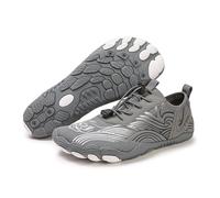 Scarpe a piedi nudi con messa a terra per donne e uomini, comode scarpe da acqua traspiranti, antiscivolo per la spiaggia all'aperto e la corsa, A05 Grigio, 40 2/3 EU