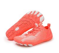 Scarpe a piedi nudi con messa a terra per donne e uomini, comode scarpe da acqua traspiranti, antiscivolo per la spiaggia all'aperto e la corsa, A05 Arancione, 43 1/3 EU