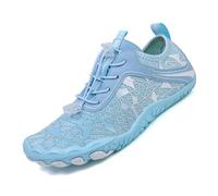 Scarpe a piedi nudi con messa a terra per donne e uomini, comode scarpe da acqua traspiranti, antiscivolo per la spiaggia all'aperto e la corsa, 8505 Cielo, 42.5 EU