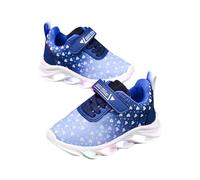 Scarpe a Piedi Nudi per Bambina Sneakers Comode per Quattro Stagioni alla Moda Traspirante Ragazze e Ragazze Camminata Traspiranti Sneakers con Luci nella Suola Assorbimento degli Urti