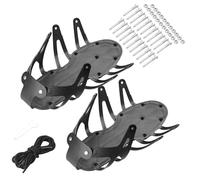 Scarpe a punta per aerazione del prato, scarpe con lacci regolabili, comode attrezzi da giardinaggio per allentare il suolo, coltivare, coltivare, cortile, fattoria, patio, giardinieri all'aperto