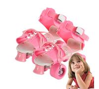 Scarpe A Rullo Regolabili - Scarpe a Rullo Quad con 4 Ruote | Pattini a rotelle Quad a 4 ruote, Non È Necessario Di Tirare, Attività Ricreative All'aperto | Per Principianti, Adolescenti, Bambini E