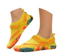 Scarpe acquatiche sportive all'aria aperta per uomo e donna sandali da spiaggia leggeri ad asciugatura rapida traspirante per nuoto immersioni e trekking, giallo, 38 EU